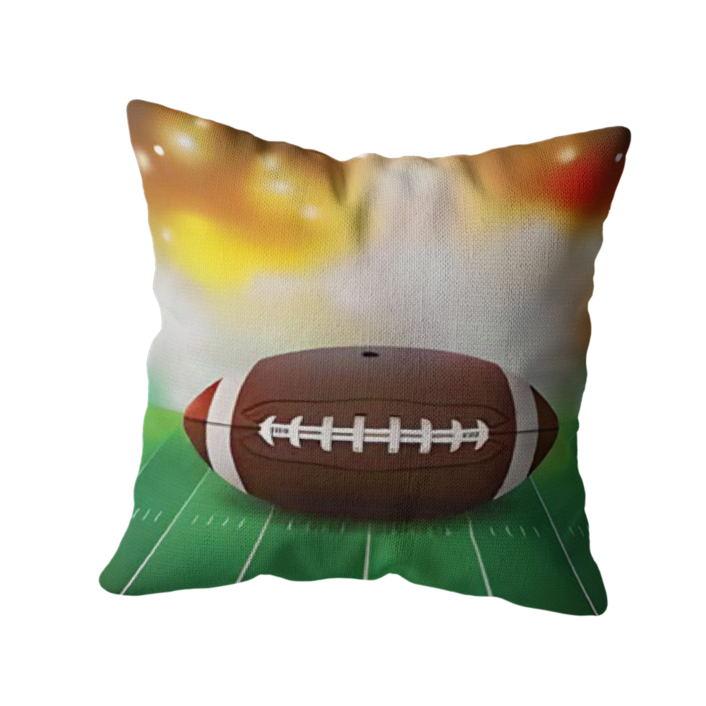 Coussin décoratif “Football Américain sur Terrain”