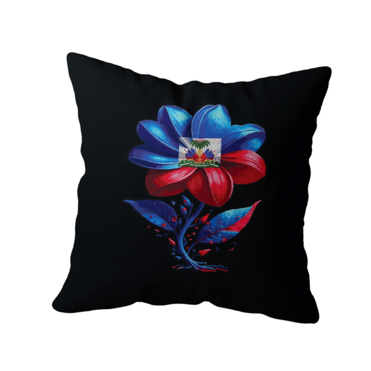 Coussin décoratif “Fleur Haïtienne”