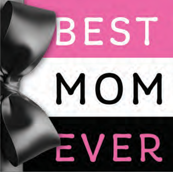 Coussin décoratif “Best Mom Ever"