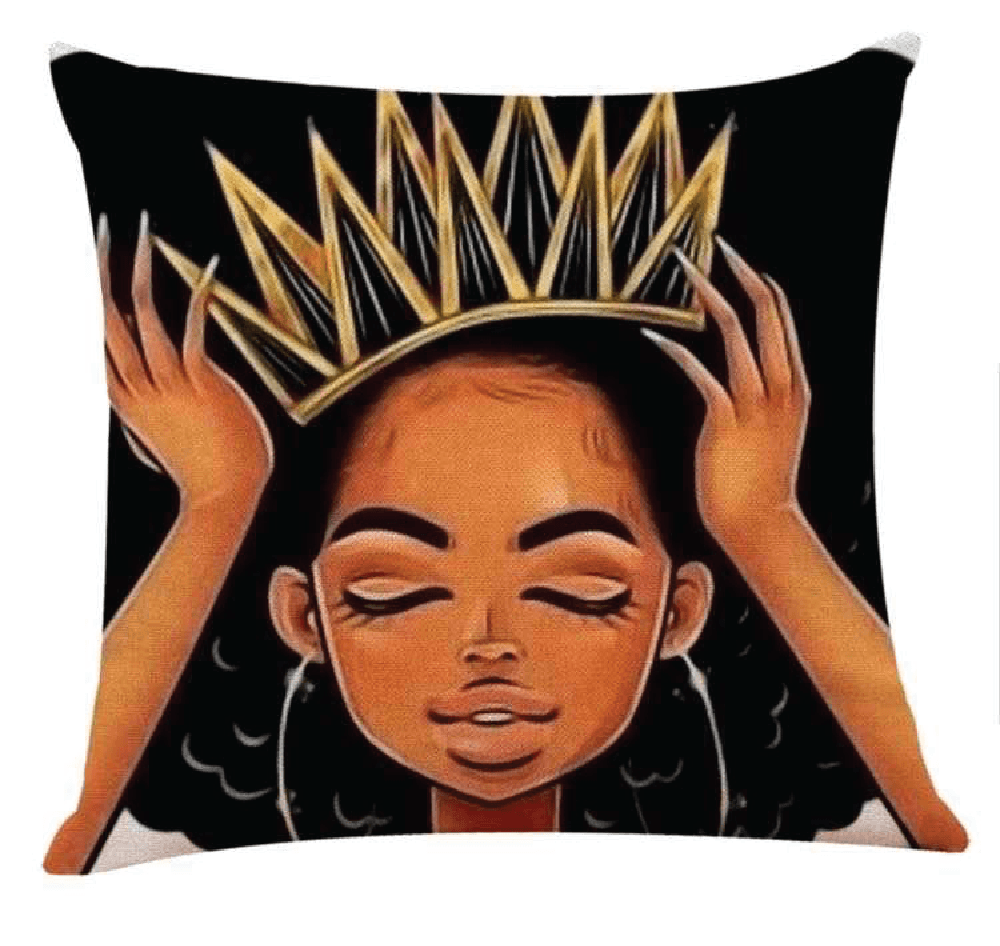 Coussin décoratif “Reine en Moi”